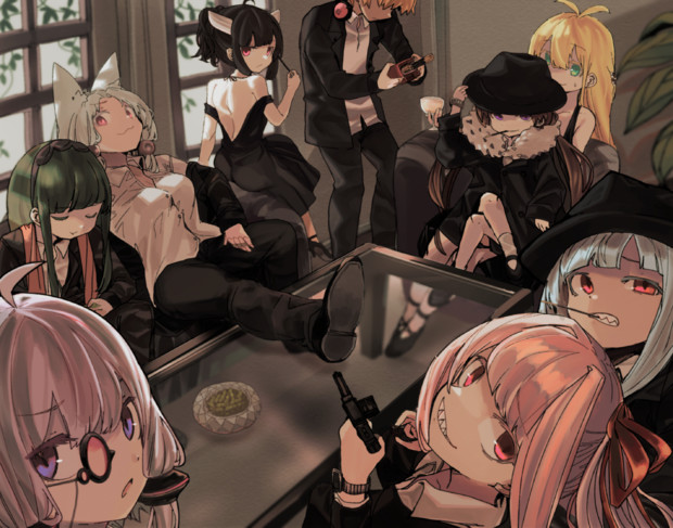 会合するボイロマフィア 師走のヒゲ さんのイラスト ニコニコ静画 イラスト