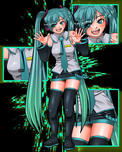 初音ミクです たまも さんのイラスト ニコニコ静画 イラスト