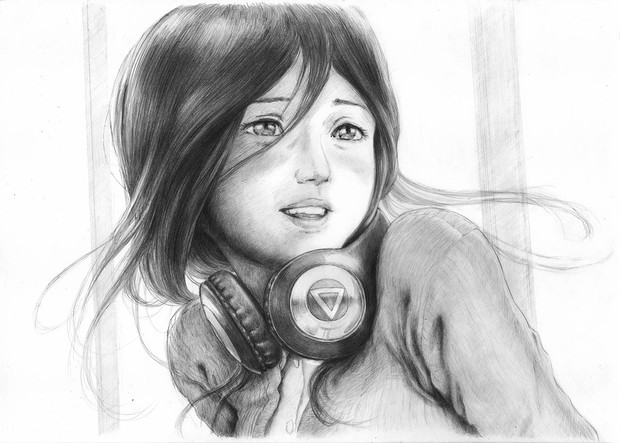 中野三玖リアルタッチ鉛筆画 貴房 さんのイラスト ニコニコ静画 イラスト