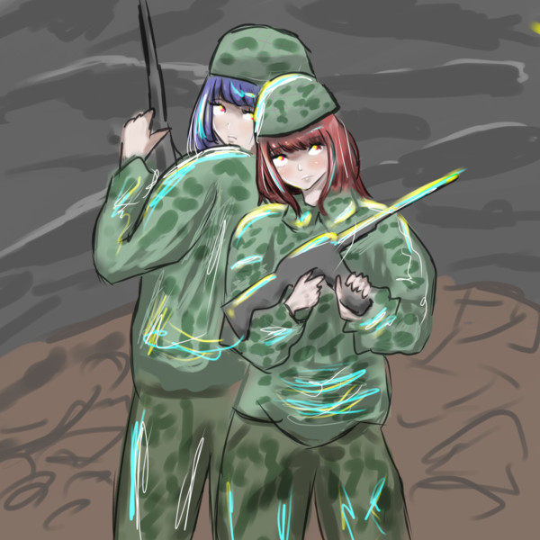 ミリタリーガール Masa さんのイラスト ニコニコ静画 イラスト