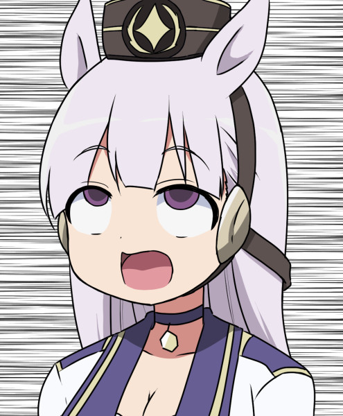 白目むいて走ってすげえ目が乾燥するゴルシ スーパーまさら さんのイラスト ニコニコ静画 イラスト