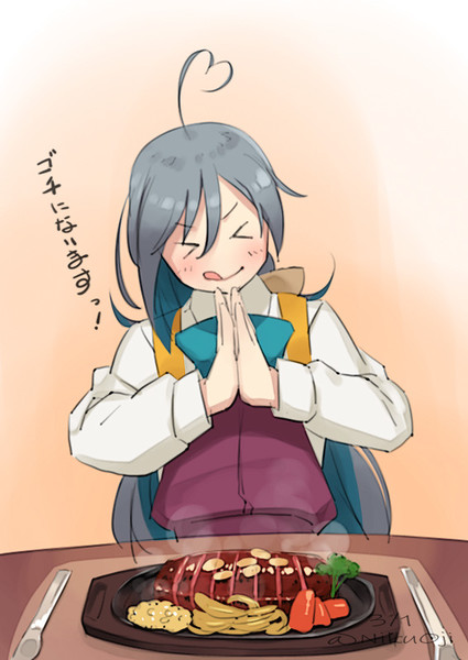 憧れの武蔵と晩御飯 にくおーじ さんのイラスト ニコニコ静画 イラスト