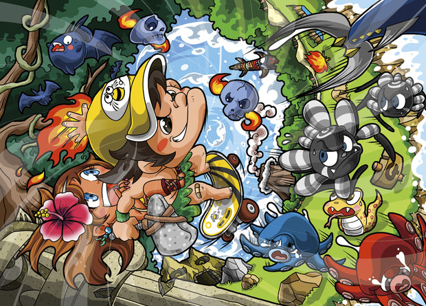 高橋名人の冒険島 ヨシム さんのイラスト ニコニコ静画 イラスト