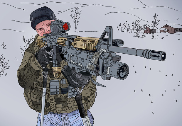 銃練習 トレース １９ てるてるそうす さんのイラスト ニコニコ静画 イラスト