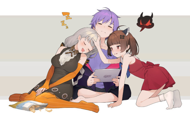 寄りかかるの禁止 しりんだーふれいる さんのイラスト ニコニコ静画 イラスト