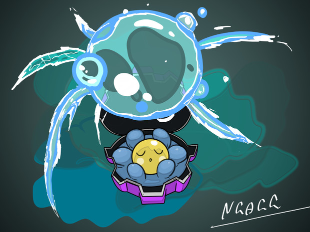 色違いパールル 技イラスト Ngagg さんのイラスト ニコニコ静画 イラスト