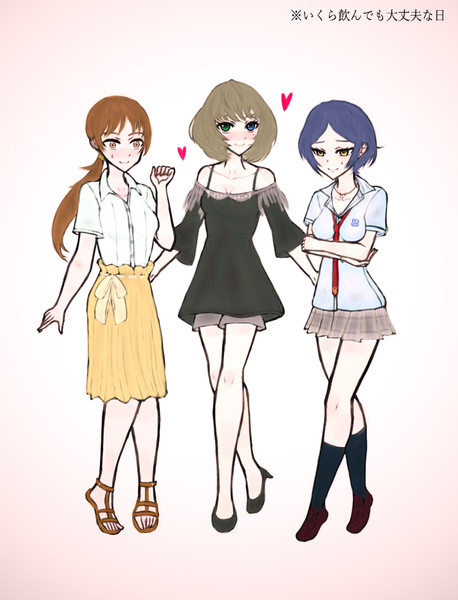両手に花 紫こさめ さんのイラスト ニコニコ静画 イラスト