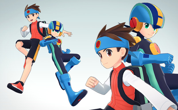 Mmdモデル配布 Skn式ロックマン Exe 光熱斗 Skn さんのイラスト ニコニコ静画 イラスト