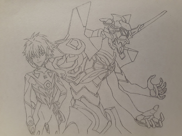 カヲル エヴァンゲリオン第13号機 草薙の昆布塩 さんのイラスト ニコニコ静画 イラスト