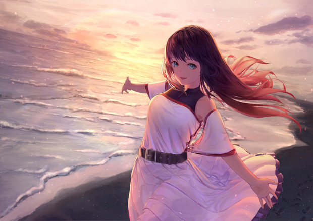 貴女と歩く夕暮れ時 山城 さんのイラスト ニコニコ静画 イラスト