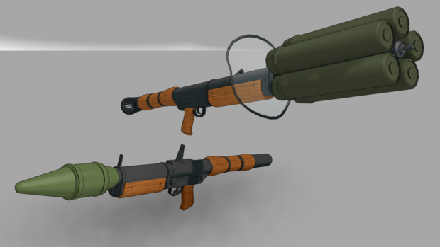 Mmdモデル配布 15式火箭筒 突火槍 18式火箭筒 九嬰花火 T 253 さんのイラスト ニコニコ静画 イラスト