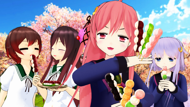 睦月型静画祭21 花より団子 Watson さんのイラスト ニコニコ静画 イラスト