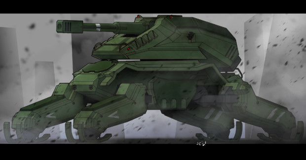 自律式多脚戦車 整備班長ｄ型 さんのイラスト ニコニコ静画 イラスト