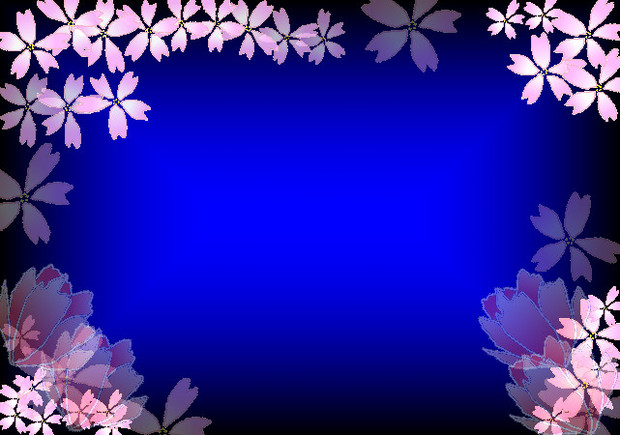 夜桜フレーム Haru さんのイラスト ニコニコ静画 イラスト