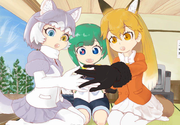 狐の窓を組んであそぶ まどらいと さんのイラスト ニコニコ静画 イラスト