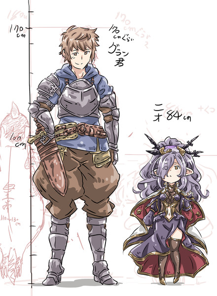 ニオちゃんグラン君対比表 北欧乱 さんのイラスト ニコニコ静画 イラスト