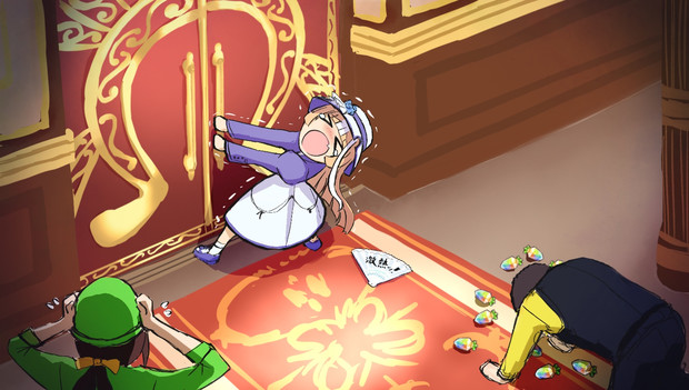 ガチャの確定演出時に扉をインキーしてしまった理事長 Mafty さんのイラスト ニコニコ静画 イラスト