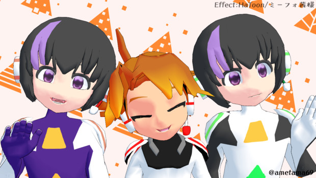 Mmd月山シノブ 大空レイ Ametama69 さんのイラスト ニコニコ静画 イラスト