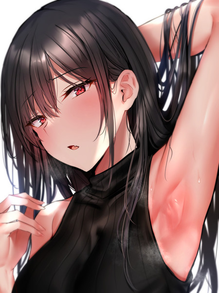 黒髪ロングお姉さんの腋 Yuyu さんのイラスト ニコニコ静画 イラスト