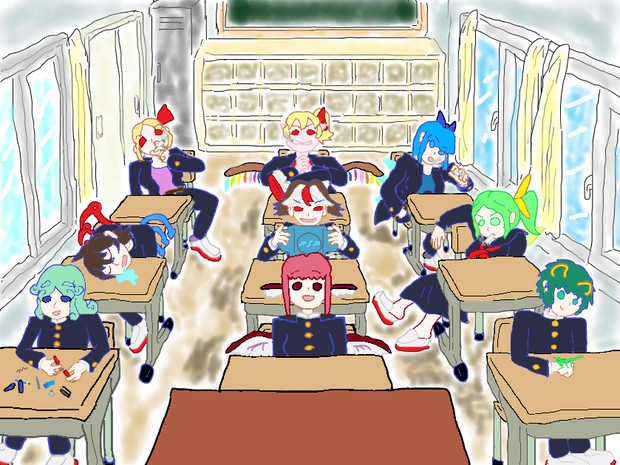 初日で学級崩壊 ディアリン さんのイラスト ニコニコ静画 イラスト