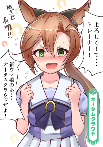 新ウマ娘 コミケ オブ マイスター オータムクラウド 秋月時雨 さんのイラスト ニコニコ静画 イラスト