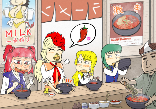 はらぺこ魔理沙8食目にもし久侘歌もいたら