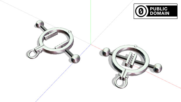 Cc0 ニップルクランプ チェーン Mmdアクセサリ配布 Disk さんのイラスト ニコニコ静画 イラスト