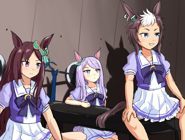 三人はどういうウマ娘なんだっけ Tensei さんのイラスト ニコニコ静画 イラスト