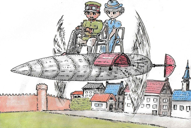 フライングカヤック ハウルの動く城 亡羊補牢 さんのイラスト ニコニコ静画 イラスト