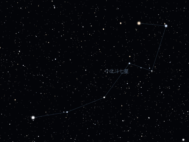 Stellarium 小北斗七星