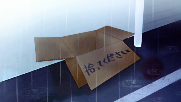 背景素材 拾ってください ２種 瑠璃蝶 さんのイラスト ニコニコ静画 イラスト