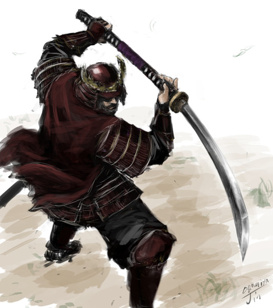 長巻の武士 雄河宮ジン さんのイラスト ニコニコ静画 イラスト