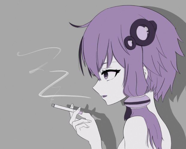 横顔が美人すぎるゆかりさん 尾頭照 さんのイラスト ニコニコ静画 イラスト