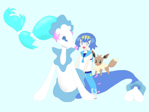 アシレーヌ イラスト 7616 ガオガエン アシレーヌ イラスト