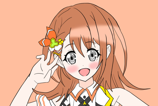 ４月１４日は小倉唯が演じた花里みのりの誕生日 絵描きの冒険者katosan さんのイラスト ニコニコ静画 イラスト