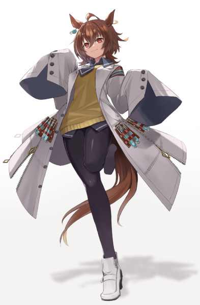 ウマ娘 アグネスタキオン 手描きイラスト ファンアートの通販 by