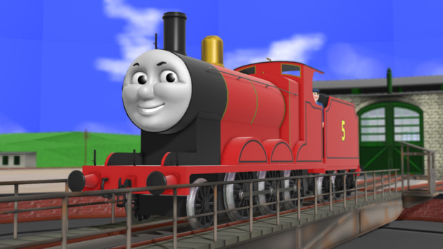 Mmdきかんしゃトーマス ジェームス Version5 配布あり Sodor P ソドーp さんのイラスト ニコニコ静画 イラスト