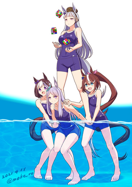 ドキッ 丸ごとウマ娘だらけの水中騎バ戦大会 もけろー さんのイラスト ニコニコ静画 イラスト