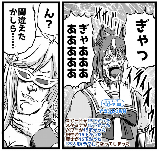 走るスピードが倍になれる秘孔を狙う ｈ2 さんのイラスト ニコニコ静画 イラスト