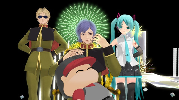 ガルマ様に King の ポーズを して貰いました Mmdガンダム お花好きの女 さんのイラスト ニコニコ静画 イラスト