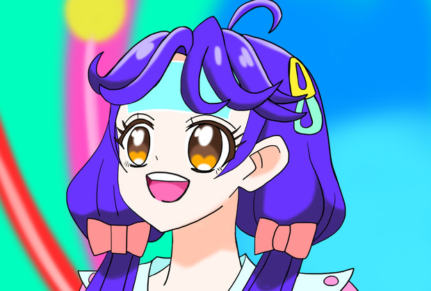 トロピカル ジュ プリキュア 9話熱さまシートを付けたさんごちゃん 絵描きの冒険者katosan さんのイラスト ニコニコ静画 イラスト