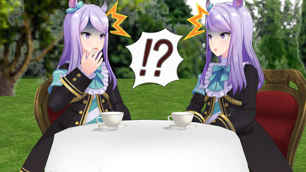 固有スキルを発動したら何故か自分が目の前に居たマックイーン そらまめ さんのイラスト ニコニコ静画 イラスト