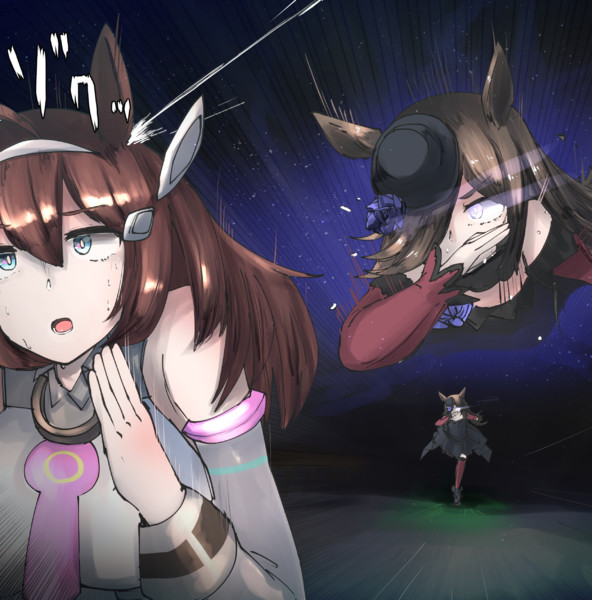 ミホノブルボンのシナリオで仕上げてくるライスシャワーすき かにさわ さんのイラスト ニコニコ静画 イラスト