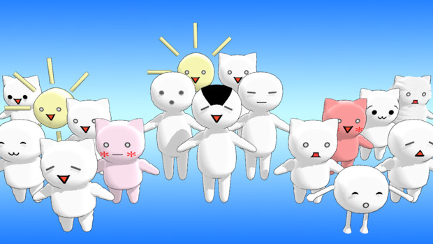 Mmd Omf11 キャラ その4 モデル配布 志賀内サクシャ さんのイラスト ニコニコ静画 イラスト