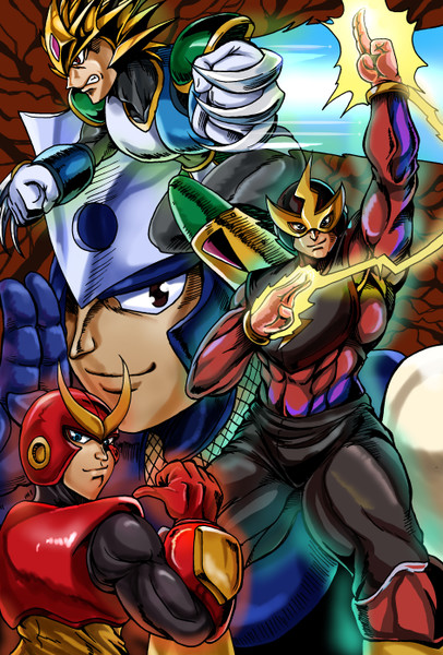 ロックマン イケメン強ボス四天王 Daybreak さんのイラスト ニコニコ静画 イラスト