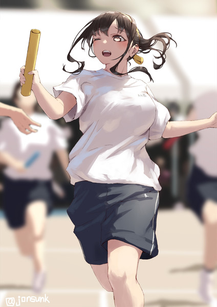 全力バトンタッチ Jonsun さんのイラスト ニコニコ静画 イラスト