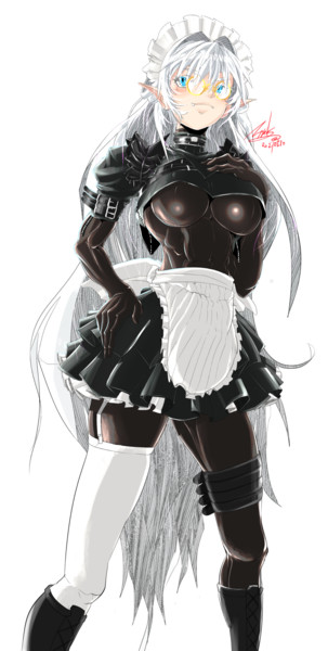吸血鬼メイドさん Zippedsquire さんのイラスト ニコニコ静画 イラスト