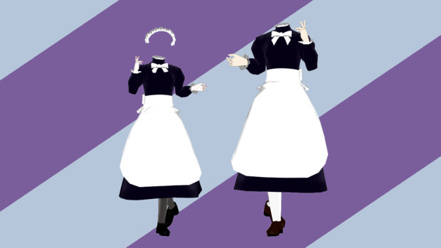 Mmd メイド服 衣装配布 立夏 スチームパンクp さんのイラスト ニコニコ静画 イラスト
