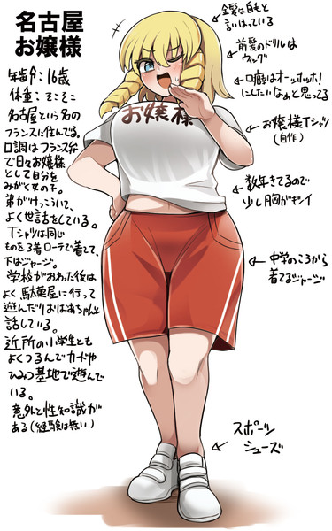 名古屋お嬢様のプロフィール / DiZ さんのイラスト - ニコニコ静画 (イラスト)