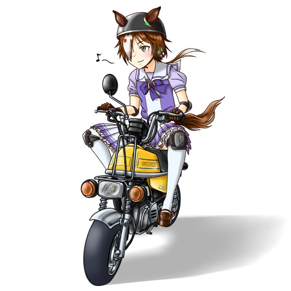 ウオッカと原付 Koba カウルマン さんのイラスト ニコニコ静画 イラスト